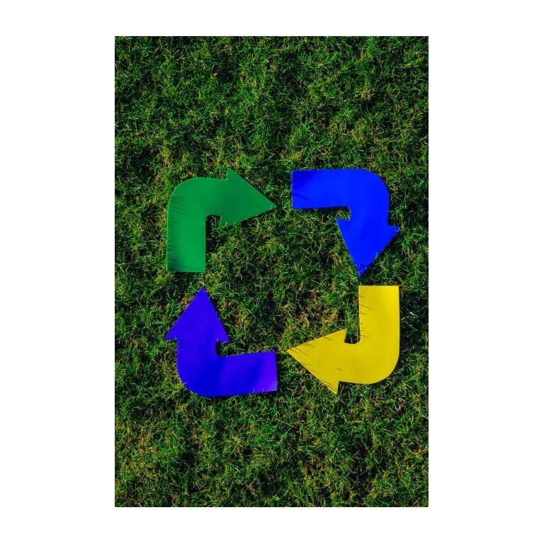 Powershot Markierungslinien 4er Set (gebogene Pfeile)