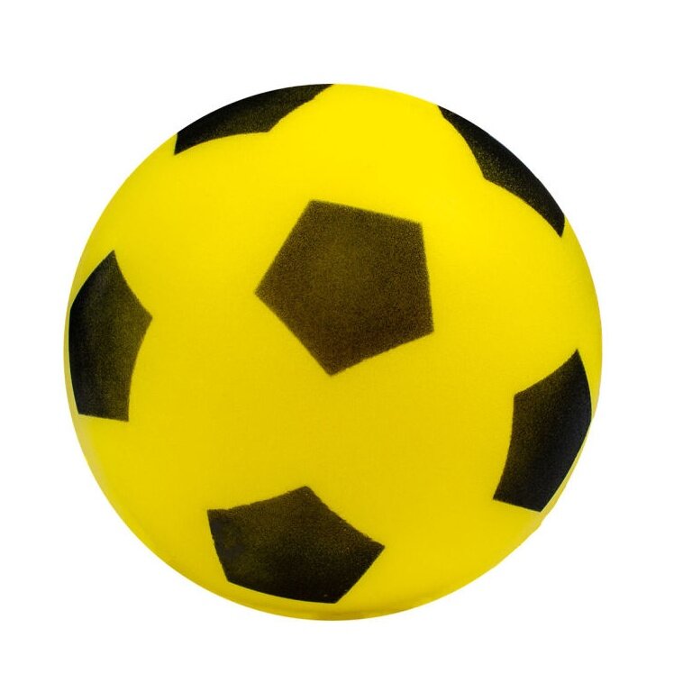 Powershot Schaumstoffball Fussball 20cm gelb