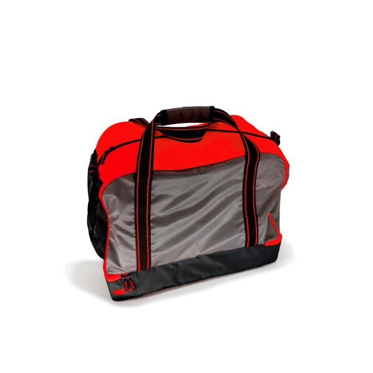 Powershot Sporttasche Cubico (aus recycelten Polyester) 52x44x33cm -75 liter- schwarz/rot