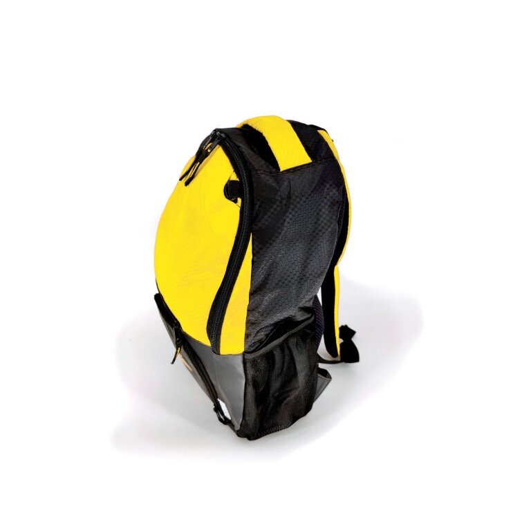 Powershot Rucksack Pelota (aus recycelten Polyester) 48x32x16cm -25 Liter- schwarz/gelb
