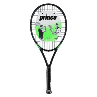 Prince Tennisschläger Bandit 110in/255g/Komfort schwarz/grün - besaitet -