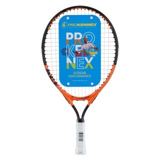 Pro Kennex Kinder-Tennisschläger Ace 19in (2-4 Jahre) schwarz/orange - besaitet -