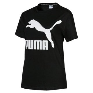 Puma Shirt Classic Logo 2019 schwarz Damen