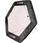 Pure2Improve Fussball Trainings-Rebounder Hexagon schwarz 140x125 cm