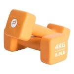 Pure2Improve Fitness Hanteln Neopren orange Set 2x4,0kg