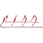 Pure2Improve Trainingshürden Set - 4 Stück 21cm rot