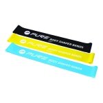Pure2Improve Widerstandsband Set (schwarz,gelb,blau) - 3 Stück