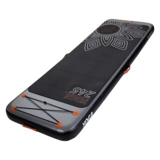 Pure4Fun Stand Up Paddle-Board Yoga-Set schwarz 245 x 85 x 15 cm