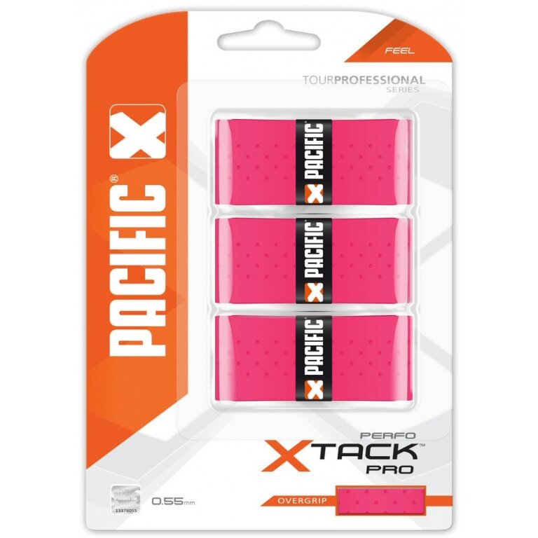 Pacific Overgrip xTack Pro Perfo 0.55mm pink 3er