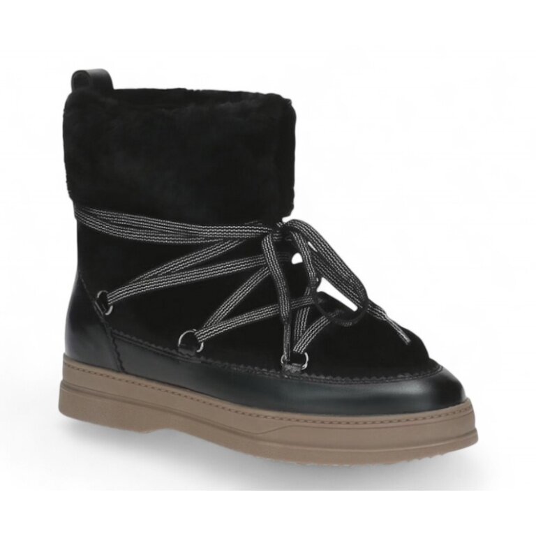 Peter Kaiser Winterschuhe 76230 (Glattleder/Wolle) schwarz Damen