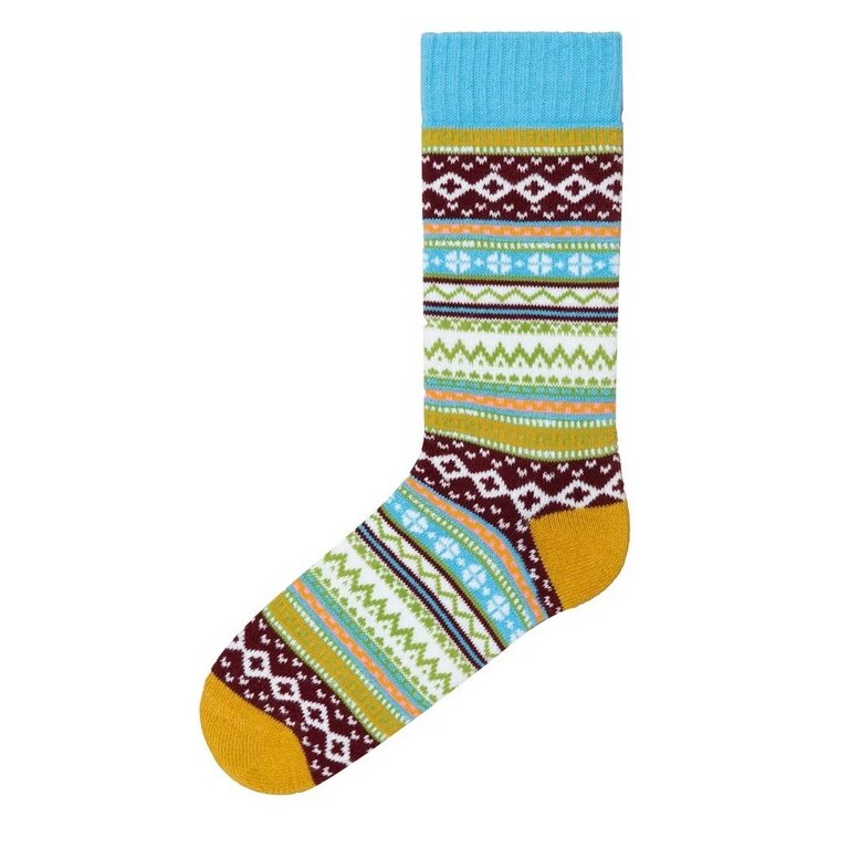 Polar Star Tagessocke Crew Nora (Baumwolle, warm) bunt - 1 Paar