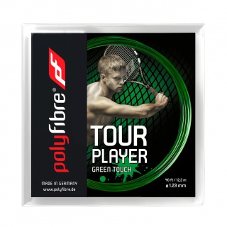 Polyfibre Tennissaite Tour Player Touch 1.23 grün 12m Set