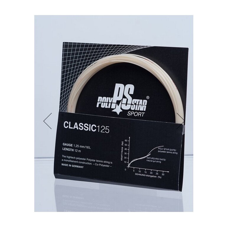 Besaitung mit Tennissaite Polystar Classic