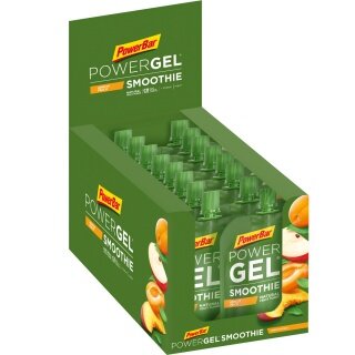 PowerBar PowerGel Smoothies Aprikose/Pfirsich 16x90g Box