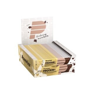PowerBar Eiweissriegel Protein Plus Low Sugar Vanille-Geschmack 16x35g Box
