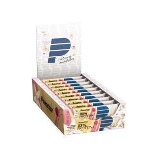 PowerBar Eiweissriegel 33% Protein Plus Vanille-Himbeer-Geschmack 10x90g Box