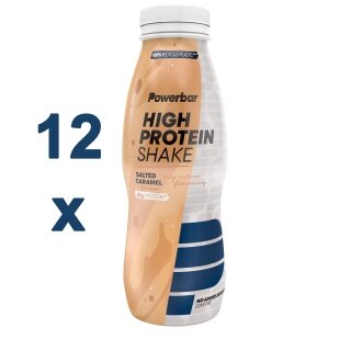 PowerBar High Protein Shake Salziger Karamellgeschmack/Salted Caramel 12x330ml Karton