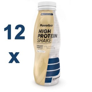 PowerBar High Protein Shake Vanillegeschmack/Creamy Vanilla 12x330ml Karton