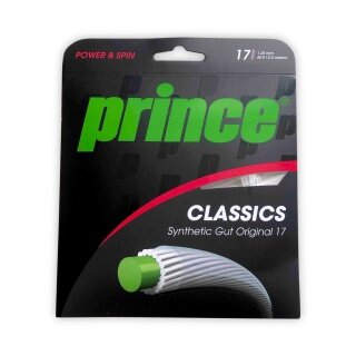 Prince Tennissaite Synthetic Gut Original weiss 12m Set