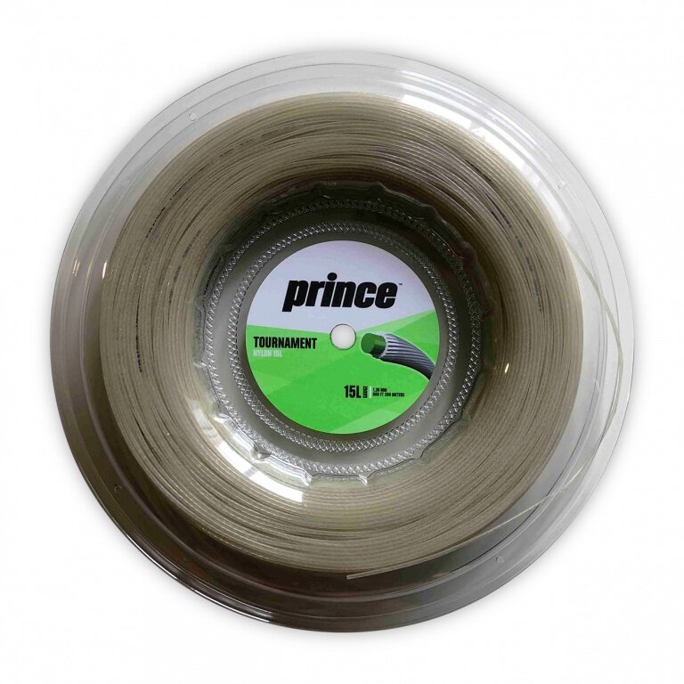 Prince Tennissaite Tournament Nylon (Allround) natur 200m Rolle
