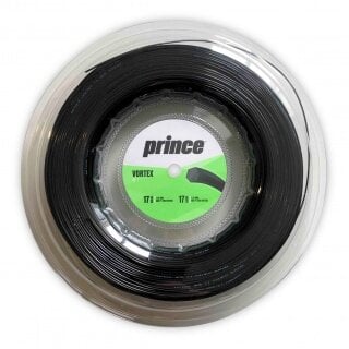 Prince Tennissaite Vortex (Haltbarkeit+Spin) schwarz 200m Rolle