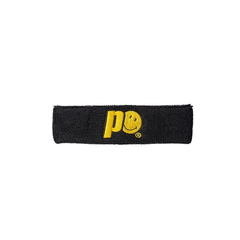 Prince x Smiley Stirnband Logo schwarz - 1 Stück
