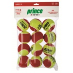 Prince Methodikbälle Stage 3 Play&Stay rot/gelb 12er im Beutel