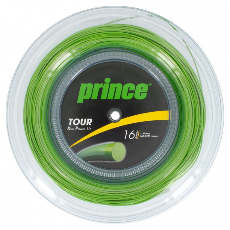 Prince Tennissaite Tour XP (Haltbarkeit+Power) grün 200m Rolle