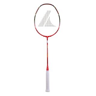 Pro Kennex Badmintonschläger X3 9000 Pro (steif, kopflastig) rot - besaitet -