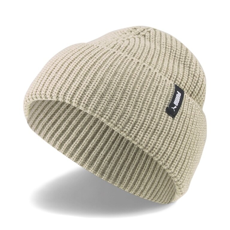 Puma Mütze (Beanie) Core Fisherman - Strickstruktur - pebble grau - 1 Stück