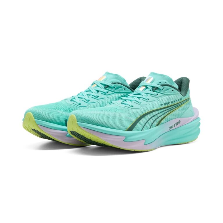 Puma Fitness-Laufschuhe Deviate Nitro 4 HYROX 2026 (Dämpfung) mintblau Herren