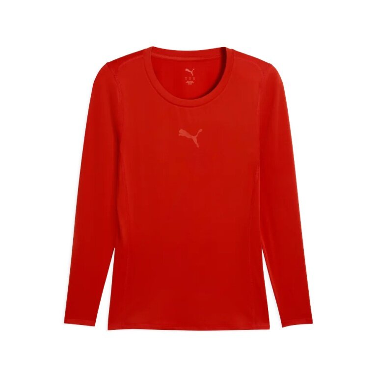 Puma Funktionsunterwäsche Langarmshirt teamLIGA26 Baselayer Tee rot Herren