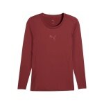 Puma Funktionsunterwäsche Langarmshirt teamLIGA26 Baselayer Tee bordeauxrot Herren