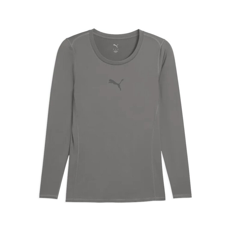 Puma Funktionsunterwäsche Langarmshirt teamLIGA26 Baselayer Tee grau Herren