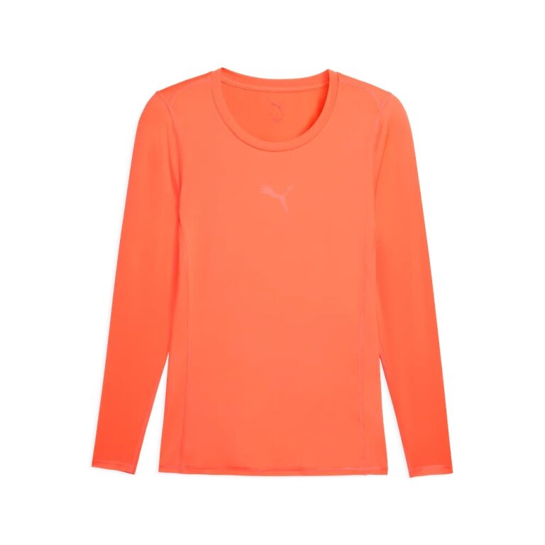 Puma Funktionsunterwäsche Langarmshirt teamLIGA26 Baselayer Tee neonorange Herren