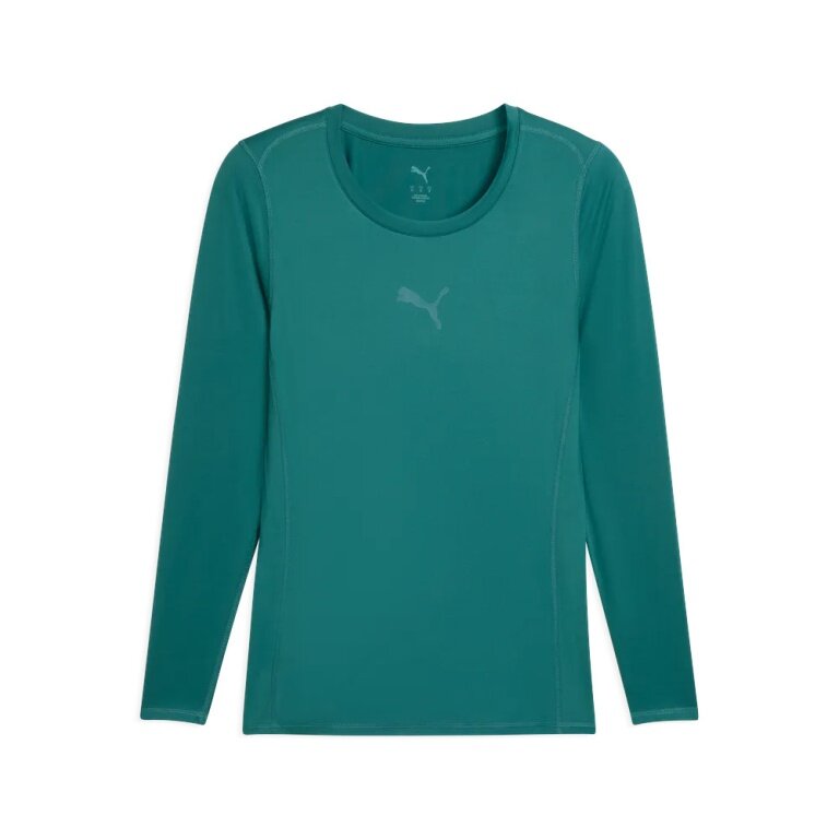 Puma Funktionsunterwäsche Langarmshirt teamLIGA26 Baselayer Tee dunkelgrün Herren