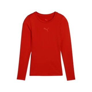 Puma Funktionsunterwäsche Langarmshirt teamLIGA26 Baselayer Tee rot Jungen