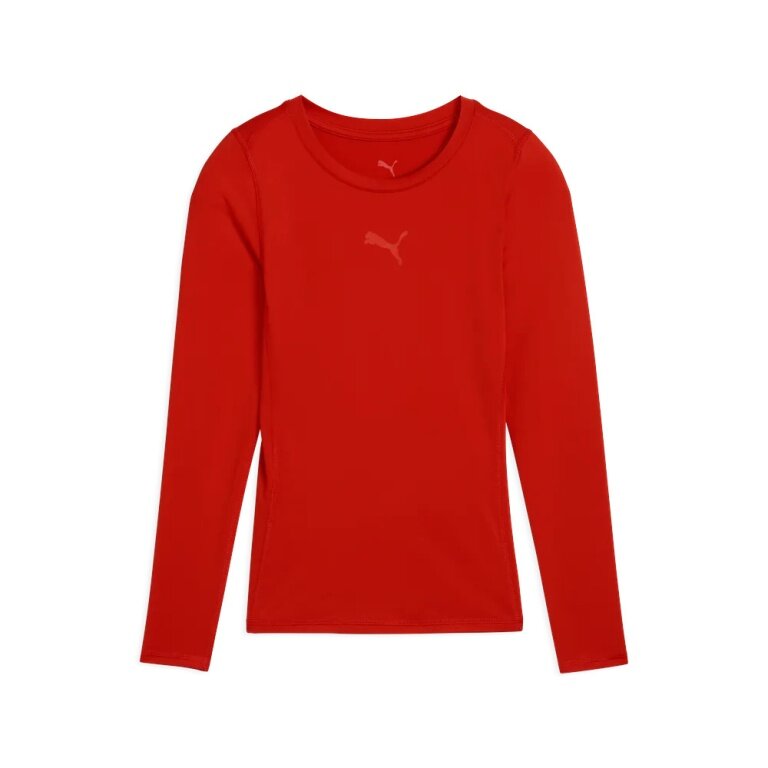 Puma Funktionsunterwäsche Langarmshirt teamLIGA26 Baselayer Tee rot Jungen