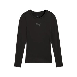 Puma Funktionsunterwäsche Langarmshirt teamLIGA26 Baselayer Tee schwarz Jungen