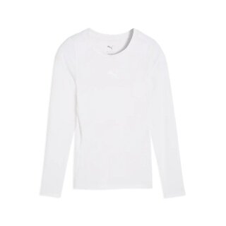 Puma Funktionsunterwäsche Langarmshirt teamLIGA26 Baselayer Tee weiss Jungen