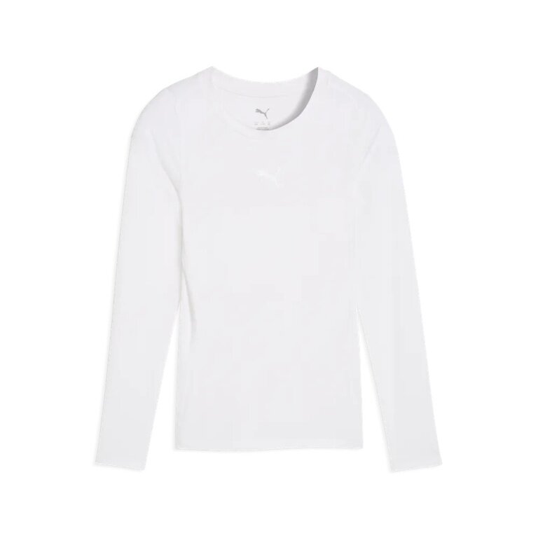 Puma Funktionsunterwäsche Langarmshirt teamLIGA26 Baselayer Tee weiss Jungen