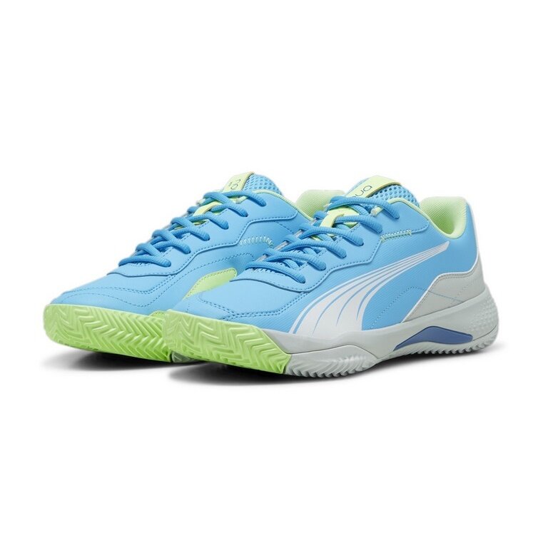 Puma Tennisschuhe Nova Smash Allcourt blau/lime Herren