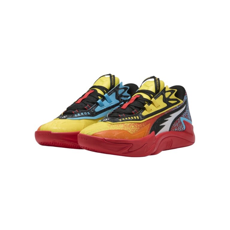 Puma Hallen-Indoorschuhe Scoot Zeros II Caution Rickie (Basketball) bunt Herren