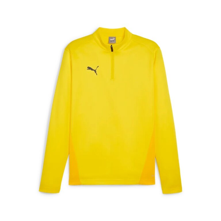 Puma Sport-Langarmshirt teamGOAL Training 1/4 Zip Top gelb Herren