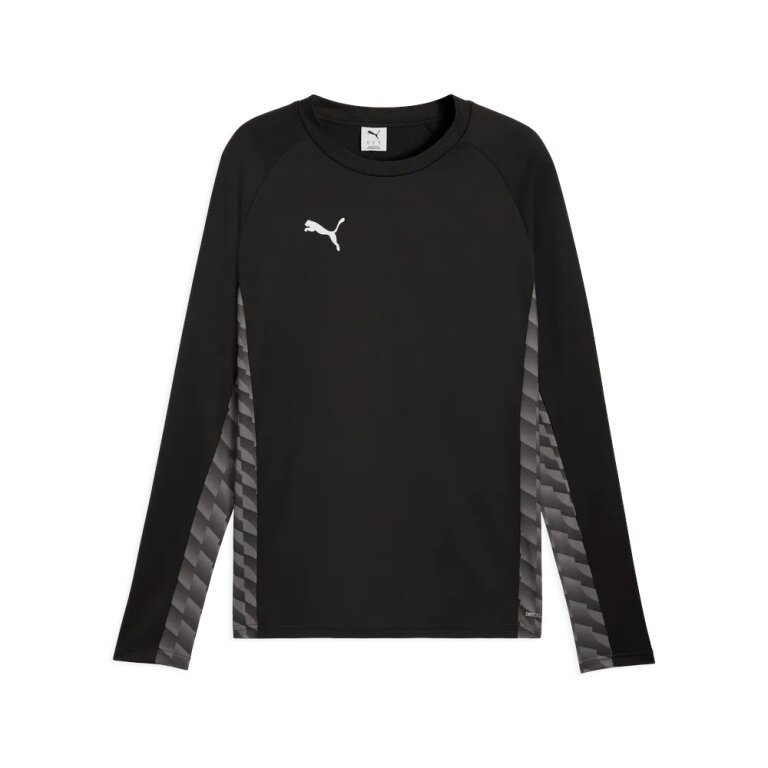 Puma Sport-Langarmshirt teamLIGA26 Training Sweat (100% rec. Polyester, atmungsaktiv) schwarz Herren