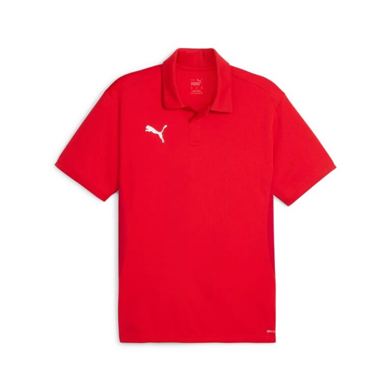 Puma Sport-Polo teamGOAL (100% rec. Polyester, atmungsaktiv) rot Herren