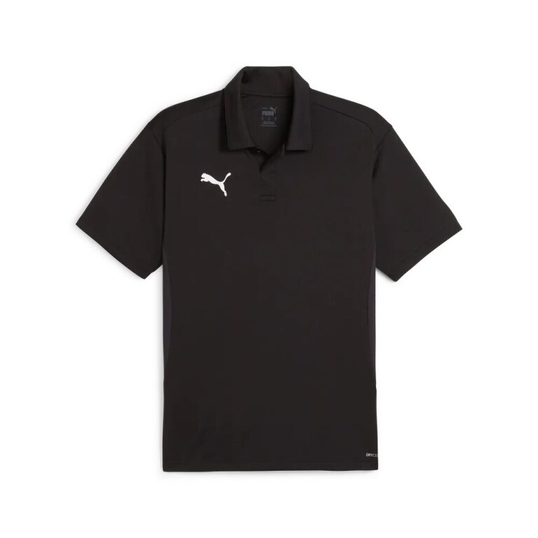 Puma Sport-Polo teamGOAL (100% rec. Polyester, atmungsaktiv) schwarz Herren