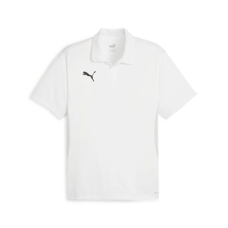 Puma Sport-Polo teamGOAL (100% rec. Polyester, atmungsaktiv) weiss Herren