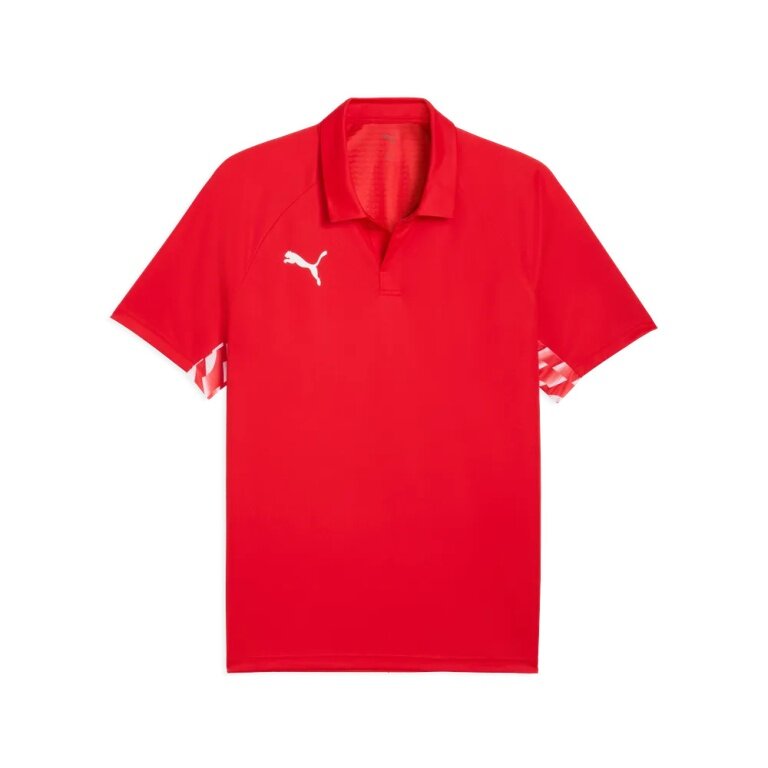 Puma Sport-Polo teamLIGA26 Sideline (hoher Tragekomfort, atmungsaktiv) rot Herren