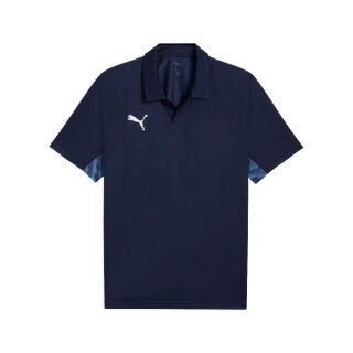 Puma Sport-Polo teamLIGA26 Sideline (hoher Tragekomfort, atmungsaktiv) navyblau Herren